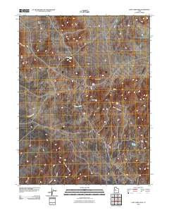 Lady Laird Peak Utah Historical topographic map, 1:24000 scale, 7.5 X 7.5 Minute, Year 2010