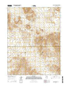 Lady Laird Peak Utah Current topographic map, 1:24000 scale, 7.5 X 7.5 Minute, Year 2014