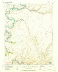 Lake Canyon Utah Historical topographic map, 1:62500 scale, 15 X 15 Minute, Year 1953