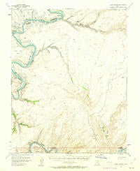 Lake Canyon Utah Historical topographic map, 1:62500 scale, 15 X 15 Minute, Year 1953