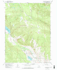 Lake Fork Mtn Utah Historical topographic map, 1:24000 scale, 7.5 X 7.5 Minute, Year 1967