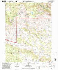 Lake Mountain Utah Historical topographic map, 1:24000 scale, 7.5 X 7.5 Minute, Year 1996