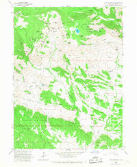 Lake Mountain Utah Historical topographic map, 1:24000 scale, 7.5 X 7.5 Minute, Year 1965