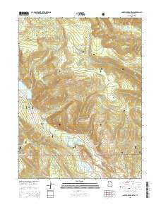 Lake Fork Mountain Utah Current topographic map, 1:24000 scale, 7.5 X 7.5 Minute, Year 2014