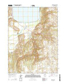 Laketown Utah Current topographic map, 1:24000 scale, 7.5 X 7.5 Minute, Year 2014