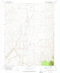 Lamerdorf Peak NW Utah Historical topographic map, 1:24000 scale, 7.5 X 7.5 Minute, Year 1971