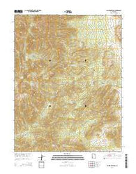 Lamerdorf Peak Utah Current topographic map, 1:24000 scale, 7.5 X 7.5 Minute, Year 2014