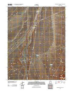 Lamerdorf Peak NW Utah Historical topographic map, 1:24000 scale, 7.5 X 7.5 Minute, Year 2010