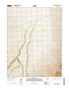 Lamerdorf Peak NW Utah Current topographic map, 1:24000 scale, 7.5 X 7.5 Minute, Year 2014