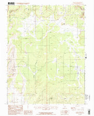 Lamp Stand Utah Historical topographic map, 1:24000 scale, 7.5 X 7.5 Minute, Year 1987