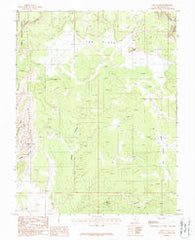 Lamp Stand Utah Historical topographic map, 1:24000 scale, 7.5 X 7.5 Minute, Year 1987