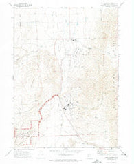 Lampo Junction Utah Historical topographic map, 1:24000 scale, 7.5 X 7.5 Minute, Year 1972