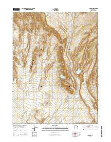 Lapoint Utah Current topographic map, 1:24000 scale, 7.5 X 7.5 Minute, Year 2014