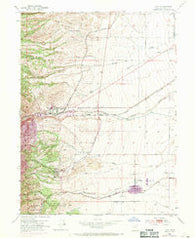 Lark Utah Historical topographic map, 1:24000 scale, 7.5 X 7.5 Minute, Year 1952