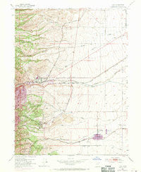 Lark Utah Historical topographic map, 1:24000 scale, 7.5 X 7.5 Minute, Year 1952