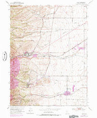 Lark Utah Historical topographic map, 1:24000 scale, 7.5 X 7.5 Minute, Year 1952