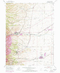 Lark Utah Historical topographic map, 1:24000 scale, 7.5 X 7.5 Minute, Year 1952