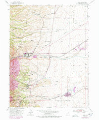 Lark Utah Historical topographic map, 1:24000 scale, 7.5 X 7.5 Minute, Year 1952