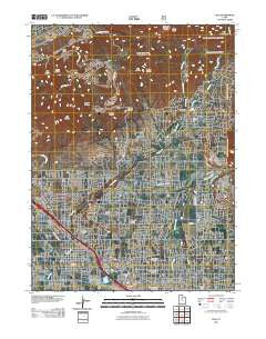 Lehi Utah Historical topographic map, 1:24000 scale, 7.5 X 7.5 Minute, Year 2011