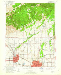 Lehi Utah Historical topographic map, 1:24000 scale, 7.5 X 7.5 Minute, Year 1951
