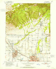 Lehi Utah Historical topographic map, 1:24000 scale, 7.5 X 7.5 Minute, Year 1951