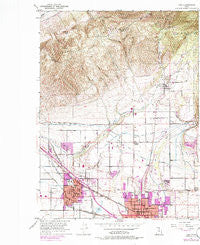 Lehi Utah Historical topographic map, 1:24000 scale, 7.5 X 7.5 Minute, Year 1951