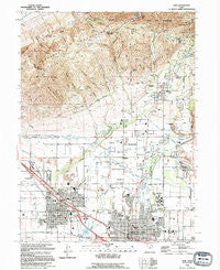Lehi Utah Historical topographic map, 1:24000 scale, 7.5 X 7.5 Minute, Year 1994
