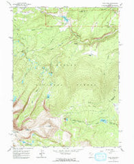 Leidy Peak Utah Historical topographic map, 1:24000 scale, 7.5 X 7.5 Minute, Year 1963