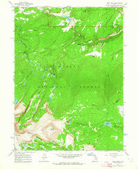 Leidy Peak Utah Historical topographic map, 1:24000 scale, 7.5 X 7.5 Minute, Year 1963