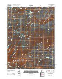 Leidy Peak Utah Historical topographic map, 1:24000 scale, 7.5 X 7.5 Minute, Year 2011