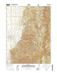 Levan Utah Current topographic map, 1:24000 scale, 7.5 X 7.5 Minute, Year 2014