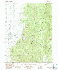 Levan Utah Historical topographic map, 1:24000 scale, 7.5 X 7.5 Minute, Year 1983