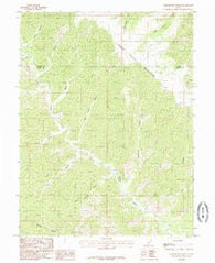 Lighthouse Canyon Utah Historical topographic map, 1:24000 scale, 7.5 X 7.5 Minute, Year 1985