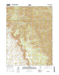 Lila Point Utah Current topographic map, 1:24000 scale, 7.5 X 7.5 Minute, Year 2014