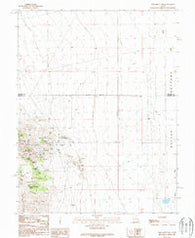 Lime Mountain Utah Historical topographic map, 1:24000 scale, 7.5 X 7.5 Minute, Year 1989