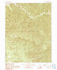 Lion Canyon Utah Historical topographic map, 1:24000 scale, 7.5 X 7.5 Minute, Year 1991