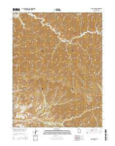 Lion Canyon Utah Current topographic map, 1:24000 scale, 7.5 X 7.5 Minute, Year 2014