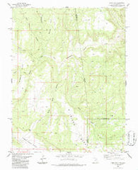 Lisbon Gap Utah Historical topographic map, 1:24000 scale, 7.5 X 7.5 Minute, Year 1986