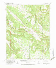 Lisbon Valley Utah Historical topographic map, 1:62500 scale, 15 X 15 Minute, Year 1954