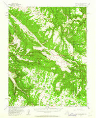 Lisbon Valley Utah Historical topographic map, 1:62500 scale, 15 X 15 Minute, Year 1954