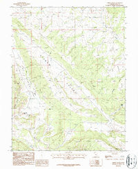 Lisbon Valley Utah Historical topographic map, 1:24000 scale, 7.5 X 7.5 Minute, Year 1987