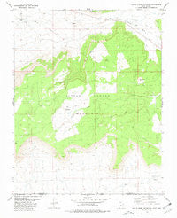 Little Creek Mountain Utah Historical topographic map, 1:24000 scale, 7.5 X 7.5 Minute, Year 1980