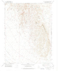 Little Drum Pass Utah Historical topographic map, 1:24000 scale, 7.5 X 7.5 Minute, Year 1972