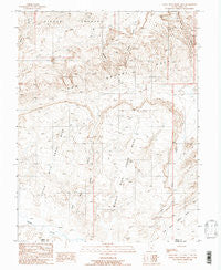 Little Wild Horse Mesa Utah Historical topographic map, 1:24000 scale, 7.5 X 7.5 Minute, Year 1988