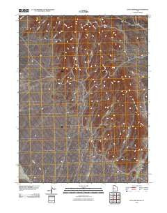 Little Drum Pass Utah Historical topographic map, 1:24000 scale, 7.5 X 7.5 Minute, Year 2011