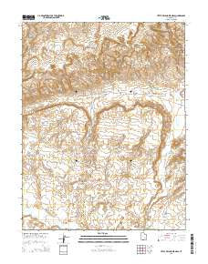 Little Wild Horse Mesa Utah Current topographic map, 1:24000 scale, 7.5 X 7.5 Minute, Year 2014