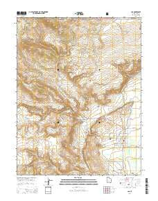Loa Utah Current topographic map, 1:24000 scale, 7.5 X 7.5 Minute, Year 2014