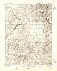 Loa 1 SE Utah Historical topographic map, 1:24000 scale, 7.5 X 7.5 Minute, Year 1952
