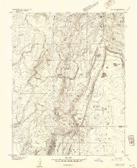 Loa 4 NE Utah Historical topographic map, 1:24000 scale, 7.5 X 7.5 Minute, Year 1953
