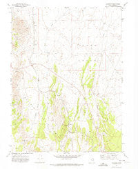 Lofgreen Utah Historical topographic map, 1:24000 scale, 7.5 X 7.5 Minute, Year 1971